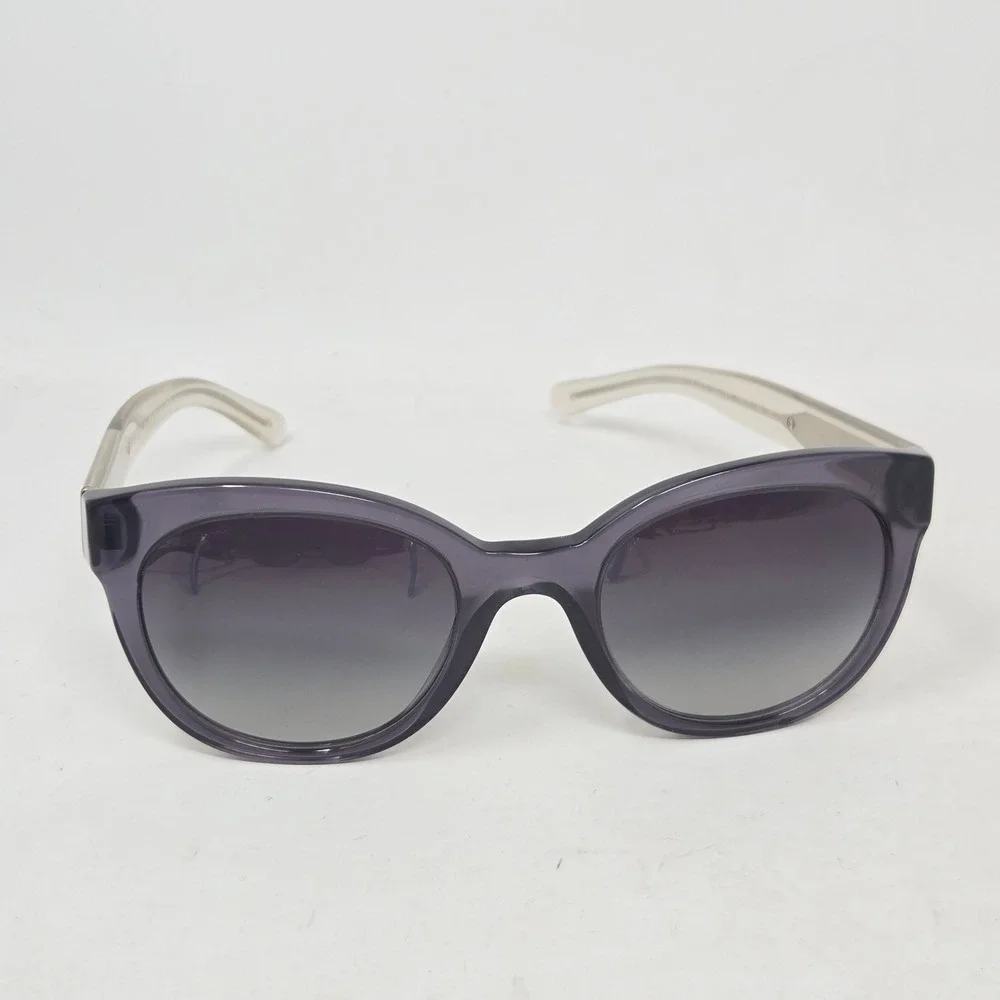 Burberry B 4210 3544/8G Grey Transparent Cat Eye Sunglasses Made in Italy